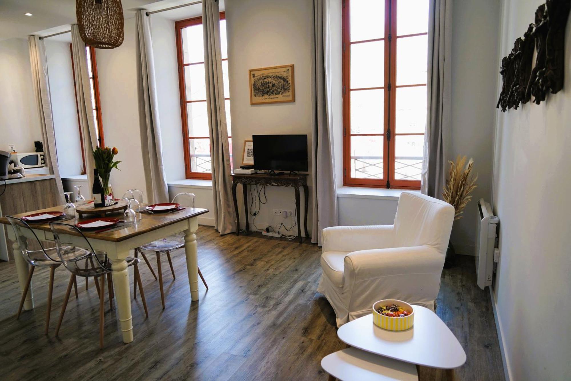 La Magie De Carnot Meuble De Tourisme 3 Etoiles Apartment Carcassonne Ngoại thất bức ảnh